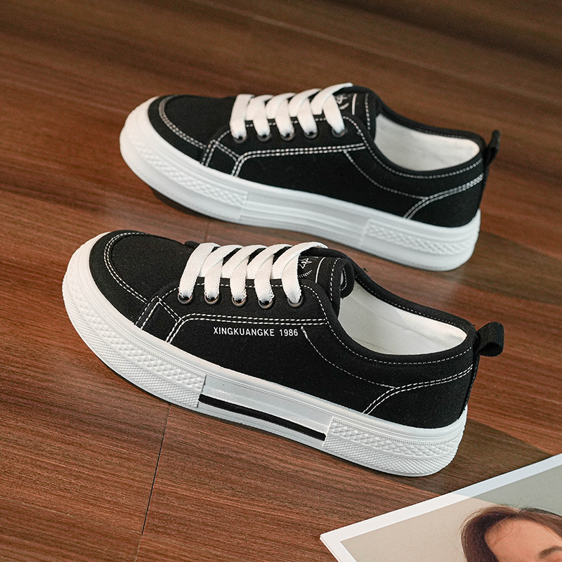 Vans Shoes Old Skool - Canvas shoes 2026 flat bottomed versatile