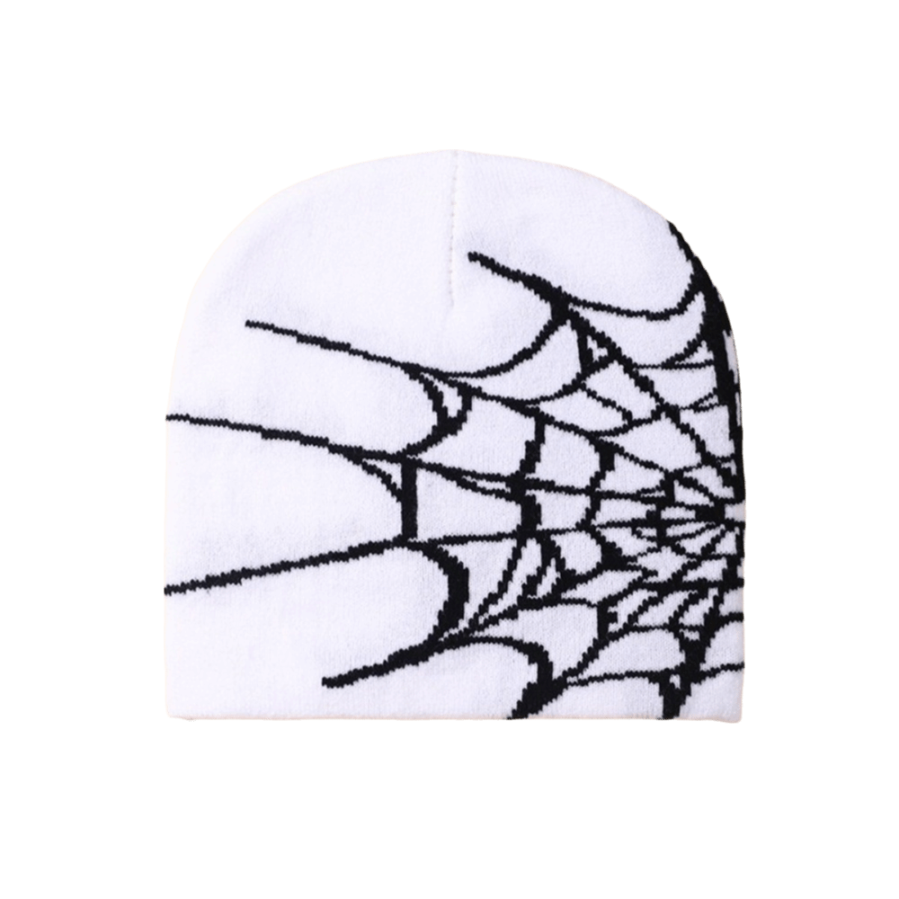 Hip-hop Soft Spider Web Patter - Beanie Cuffed Knit recension och pris