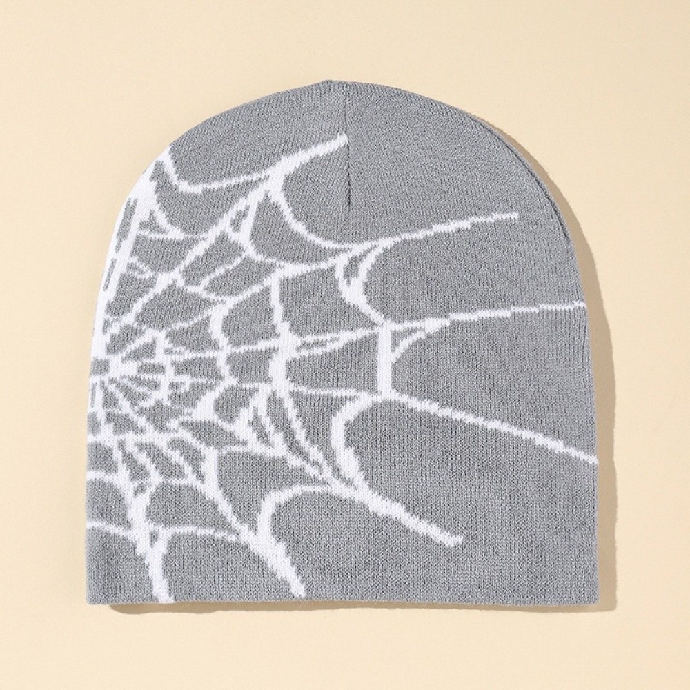 Hip-hop Soft Spider Web Patter - Beanie Cuffed Knit recension och pris