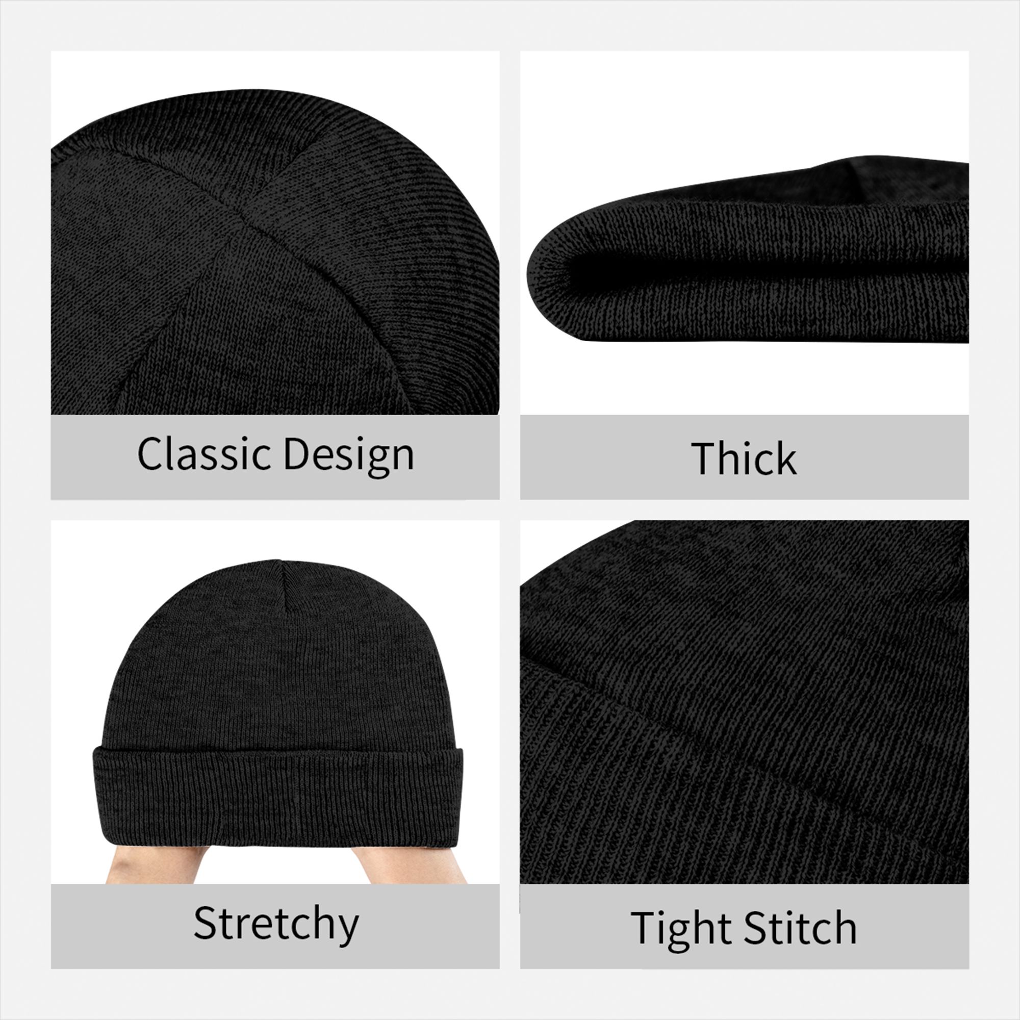 Deus Vult - The Templar Knight - Beanie Cuffed Knit recension och pris