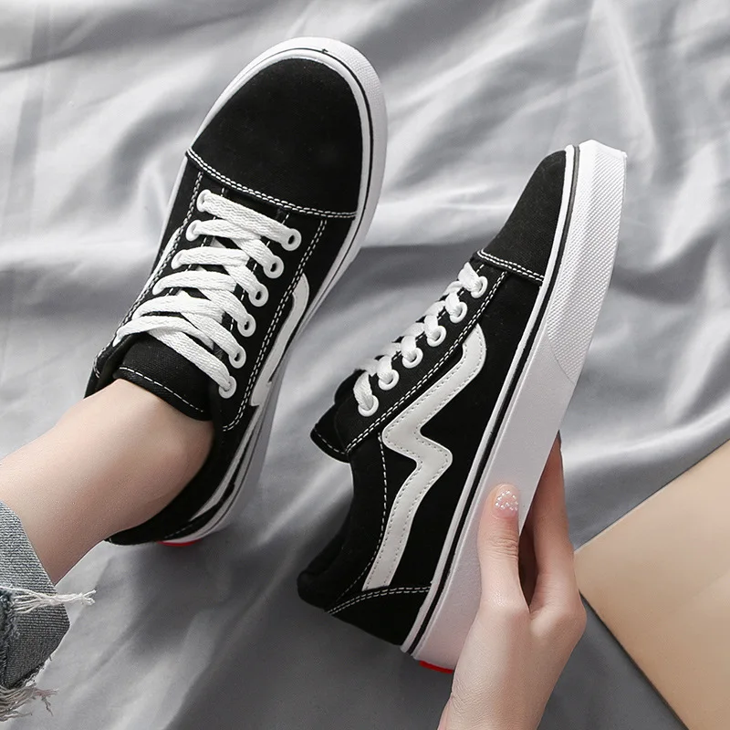 2025 Spring New Canvas Shoes f - Vans Shoes Old Skool recension och pris